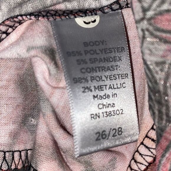 NWT Avenue swing shirt/top Sz 26/28 Beaded red/blue Mandala - Picture 6 of 8